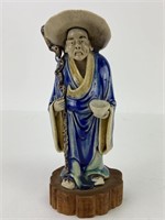 Vintage 6.5" Chinese Beggar Mud Man Figurine