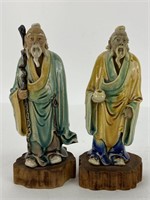 Vintage 6.5" Chinese Sage Figurines