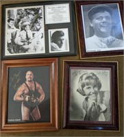 GROUP OF AUTOGRAPHED VINTAGE PHOTOS