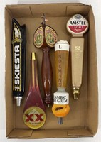 Tray Lot of Collectible Beer Taps