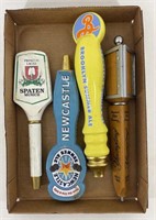 Tray Lot of Collectible Beer Taps