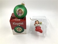 CAMPBELLS SOUP ORNAMENTS