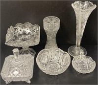 Cut Glass & Pattern Glass Lot Collection