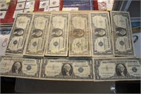 CHOICE OF SILVER CERTIFICATES (9)