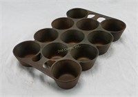 Griswold No 10 Cast Iron Muffin Pan 948 Popover