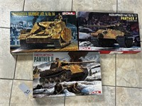 3 Tank Model Kits