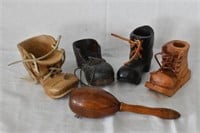 Miscellaneous Lot of Wooden Shoes