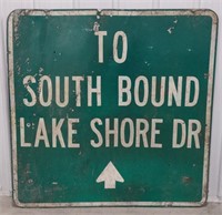 (AR) "To South Bound Lake Shore Dr" Metal Highway