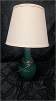 Newer teal side table/ desk lamp