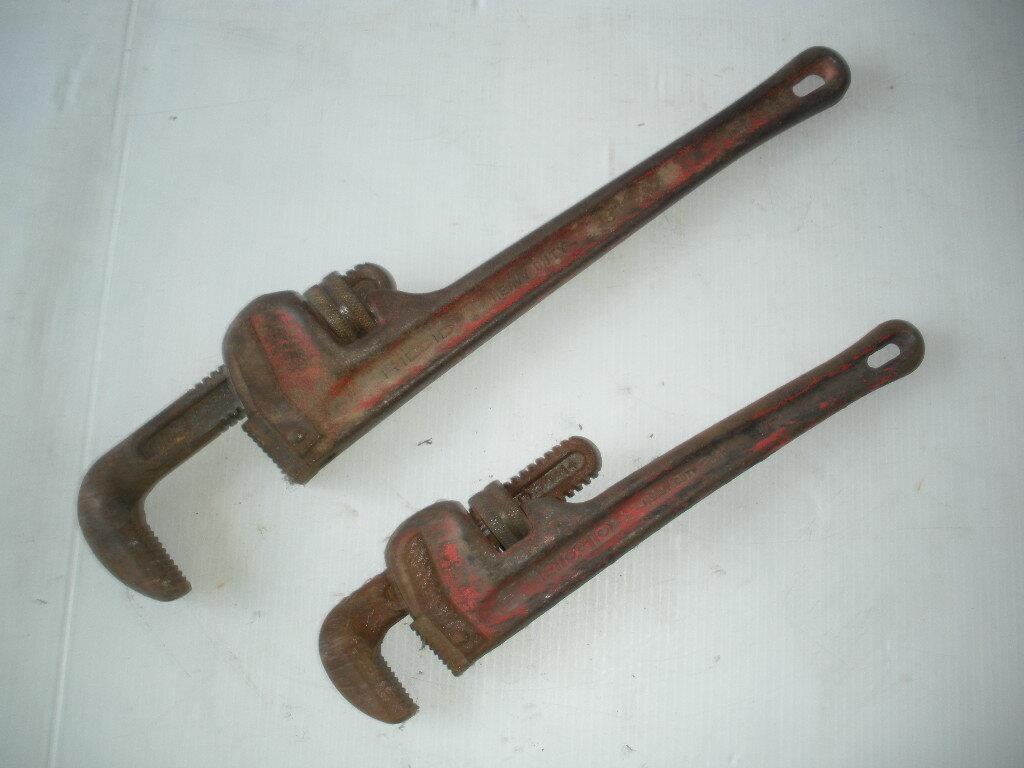 Ridgid 14 & 18 inch Pipe Wrenches