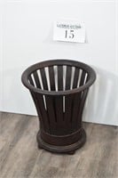 Wooden Trash Can