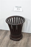 Wooden Trash Can