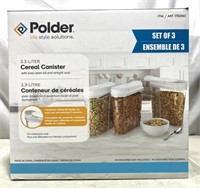 Polder Cereal Canisters Set Of 3