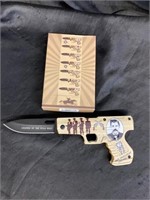 "DOC HOLLIDAY" / "PISTOL" KNIFE / COLLECTIBLE/ NEW