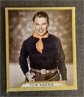 TOM KEENE: Antique Tobacco Card (1934)