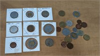 Lot of Various Foreign Coins