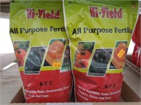 Hi-Yield all purpose fertilizer 8 bags 4 lbs. each