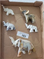 Vintage Marble & Stone Elephants