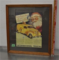 International Trucks framed Ad
