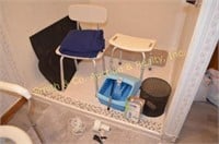 Shower Chairs, Foot Bath, Blood Pressure Cuff,