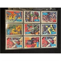 (22) 1966 Topps Batman Cards Crease Free