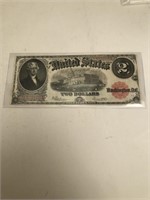 1917 $2 Red Seal Note Horse Blanket