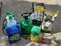 Sprayers, Insecticides and Plant Food