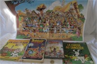 Asterix dont 1 Poster, 1 DVD neuf , VHS et livres