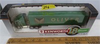 Oliver semi tractor-trailer bank, 1/64 scale