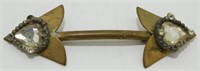 Antique H.POMERANTZ Signed Brooch Pin
