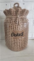 MCCOY POTTERY Cookie Jar, Burlap Bag