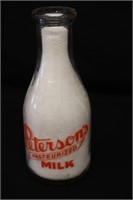 Peterson's Posturized Dairy Bottle