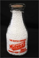 Midwest Pasteurized WWII Milk Bottle