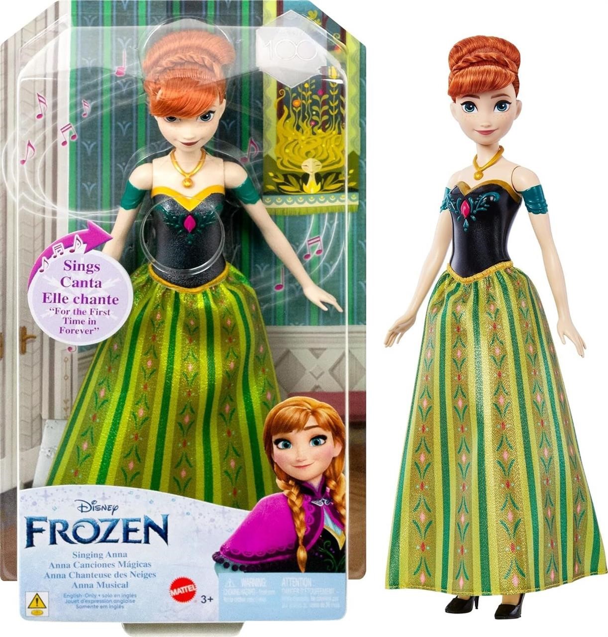 Mattel Disney Frozen Toys  Singing Anna Doll  12