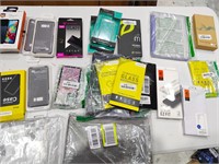 LOT OF 70 ASSORTED PHONE CASES, TABLET COVERS