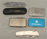 (5) Various pocket knives.