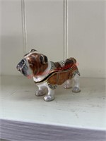 Bull Dog metal Trinket