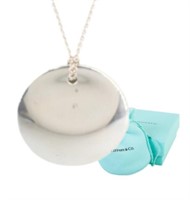 Tiffany & Co. Large Circle Pendant Necklace