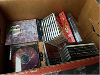Box CD and dvds