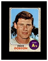 1968 Topps #62 Chuck Dobson EX to EX-MT+