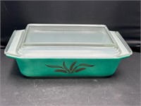 Pyrex Promotional Green Wheat Space Saver-RARE