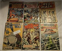 Lot of 6 Comic Books Red Mask Men of War