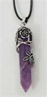 Amethyst Reiki Tree of Life Hexagon Wire Wrapped