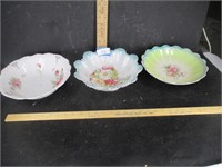 3- Large unmarked bowls