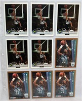 9 Alonzo Mourning Draft Pick Cards