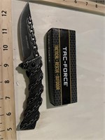 Tac-Force Black Chain Knife