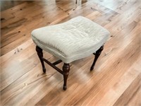 Antique padded bench seat/ stool Solid & Sturdy