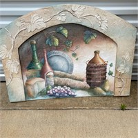 Wine Tasting in Italy Wood Wall Hanging