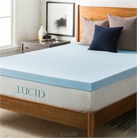 LUCID 3" ventilated memory foam mattress twin