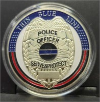 Police officer challenge coin